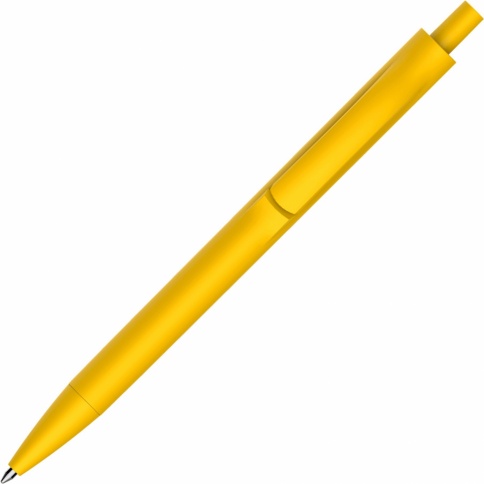 Ручка пластиковая шариковая Vivapens IGLA COLOR, жёлтая фото 3