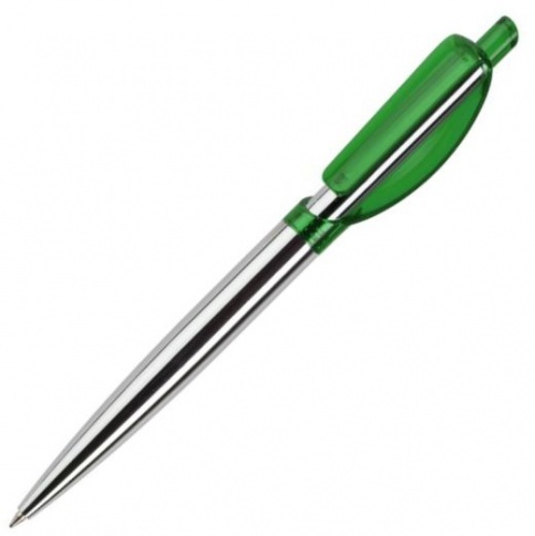 Шариковая ручка Dreampen Doppio Transparent Metal, зелёная фото 1