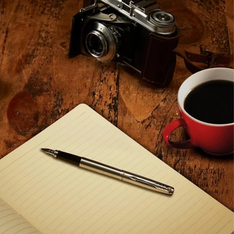 Набор ручек Parker Jotter Core FK61 (2093258) Stainless Steel CT: ручка перьевая, ручка шариковая; сталь нержавеющая; подар.кор.  фото 8