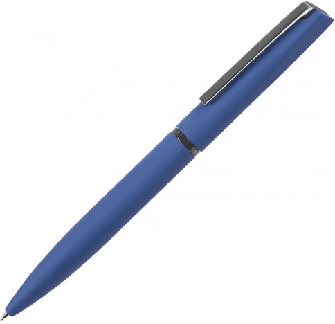 Ручка металлическая шариковая B1 Francisca, синяя с серебристым фото 1