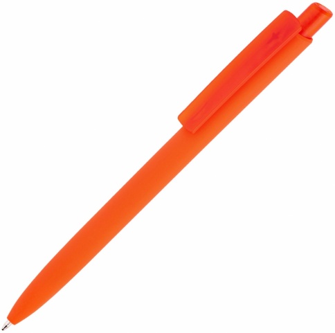 Ручка пластиковая шариковая Vivapens POLO SOFT FROST, оранжевая фото 1