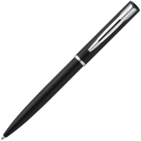 Шариковая ручка Waterman Graduate Allure (2068192) Black; M синие чернила; подарочная коробка фото 1