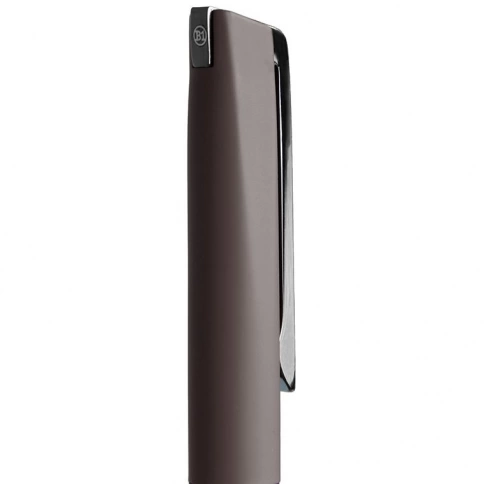 Ручка металлическая шариковая B1 Francisca, коричневая с серебристым фото 2
