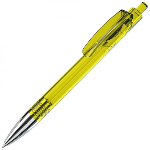 Шариковая ручка Lecce Pen TRIS CHROME LX, жёлтая фото 1