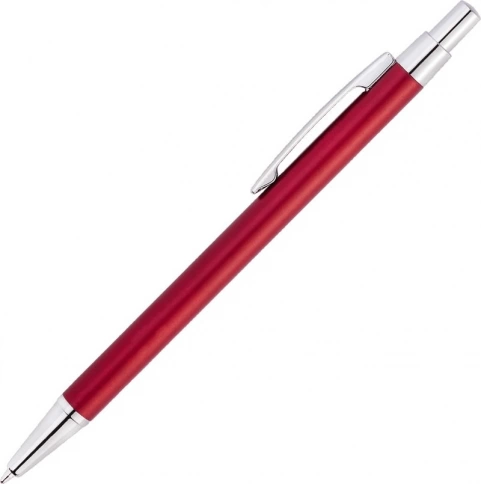 Ручка металлическая шариковая Vivapens MOTIVE, красная с серебристым фото 2