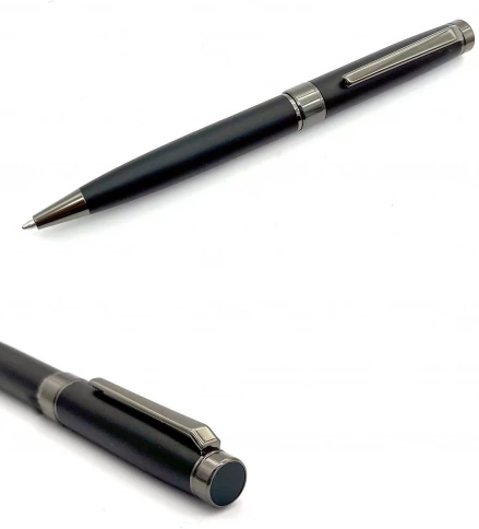 Ручка металлическая шариковая Z-PEN, DIPLOMAT SOFT, чёрная фото 3