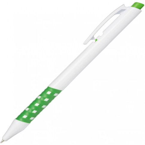 Ручка пластиковая шариковая Z-PEN, Lubimbi, белая с зелёным фото 1