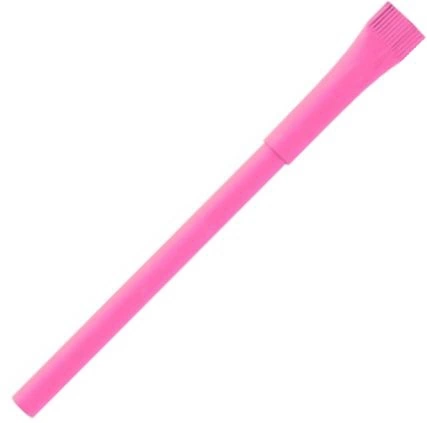 Ручка картонная шариковая Vivapens KRAFT, розовая фото 1