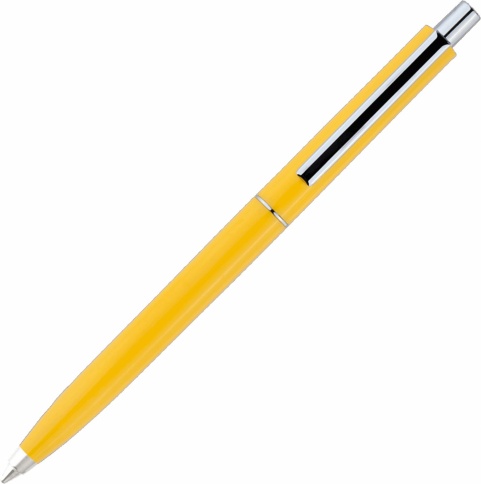 Ручка пластиковая шариковая Vivapens TOP NEW, жёлтая фото 2