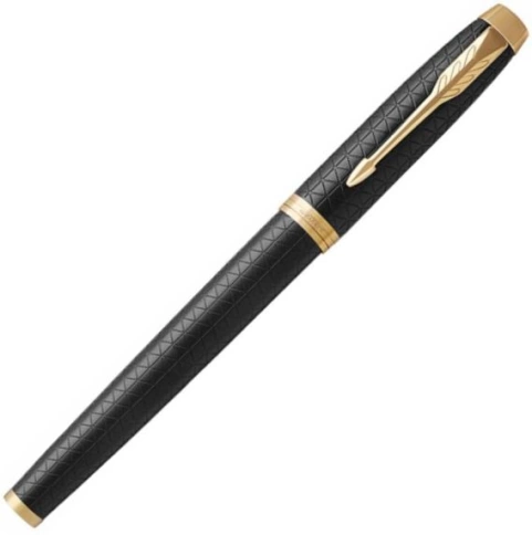 Ручка роллер Parker IM Premium T323 (1931660) Black GT F; черные чернила; подар.кор. фото 2