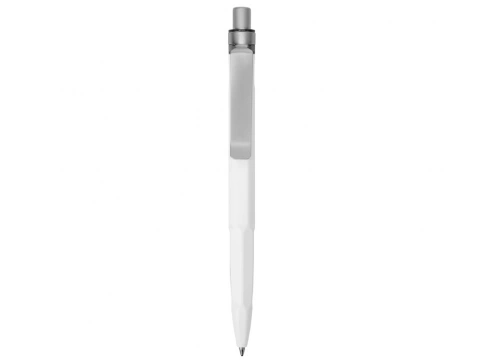 Ручка пластиковая c минералами шариковая Prodir QS30 PQS-S Stone, белая фото 2