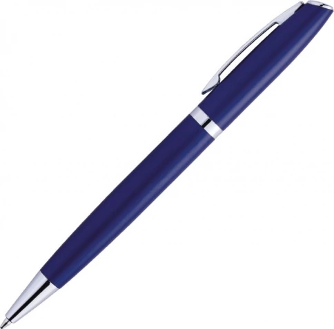 Ручка металлическая шариковая Vivapens VESTA, тёмно-синяя фото 3