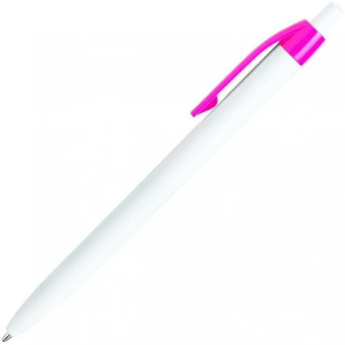 Шариковая ручка Vivapens Darom, белая с розовым фото 2