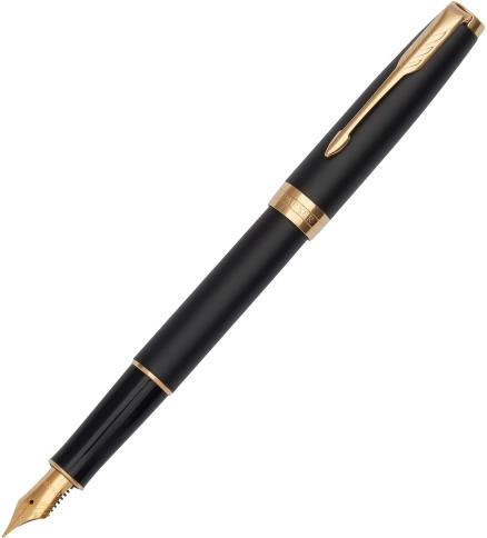 Перьевая Ручка Parker Sonnet Core F528 (1931516) Matte Black GT F перо сталь нержавеющая; подар.кор. фото 14
