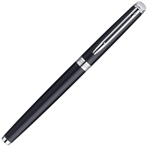 Перьевая ручка Waterman Hemisphere (S0920810) Matte Black CT; F перо сталь с хромированным покрытием; подарочная коробка фото 2